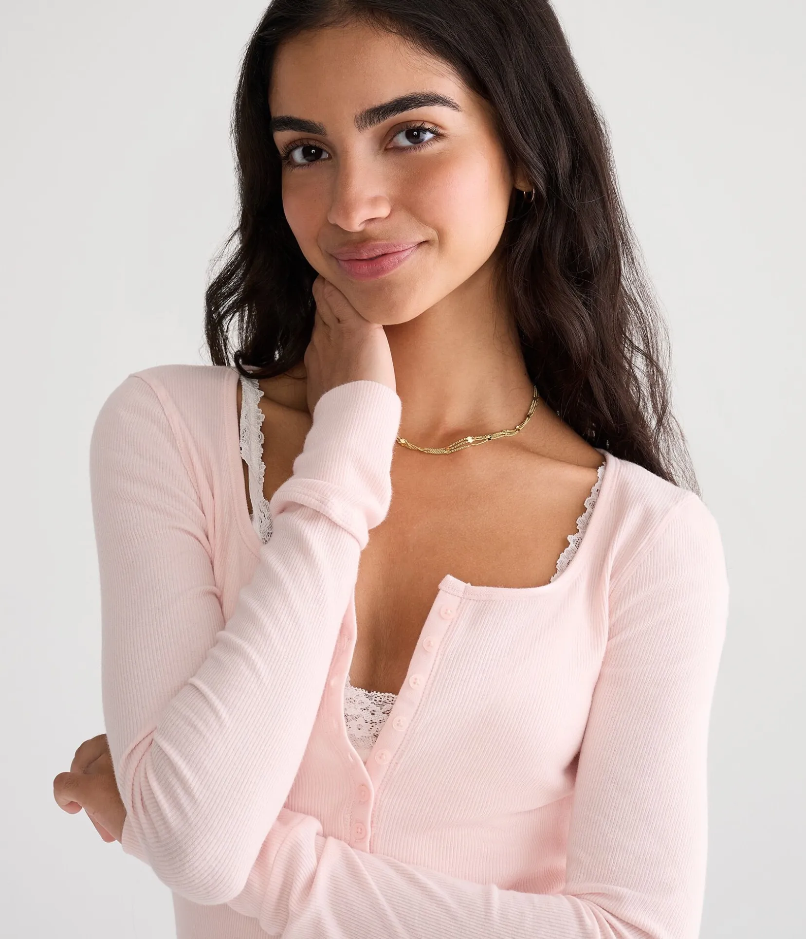 Long Sleeve Seriously Soft Y2K Henley