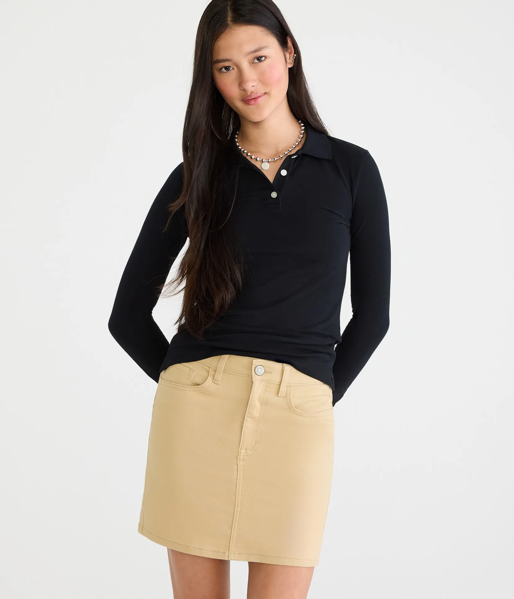 Long Sleeve Uniform Piqué Polo