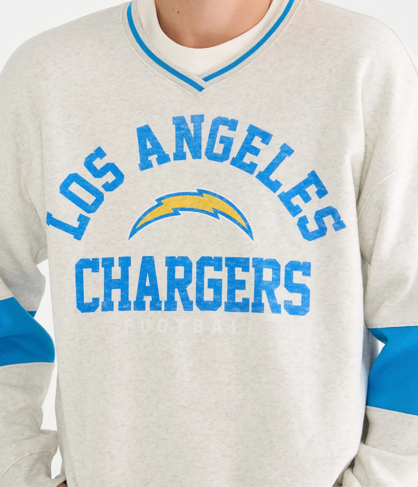 Los Angeles Chargers V-Neck Sweatshirt