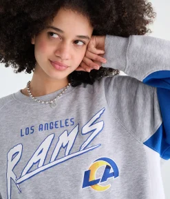 Los Angeles Rams Colorblock Crew Sweatshirt