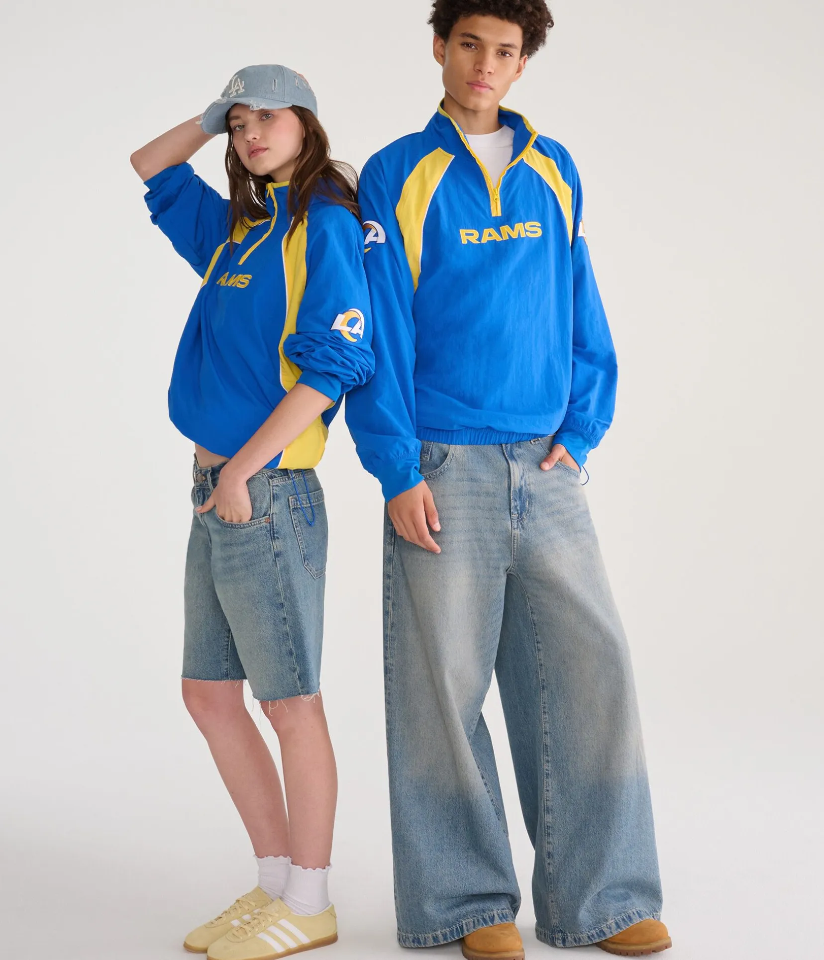 Los Angeles Rams Quarter-Zip Track Jacket