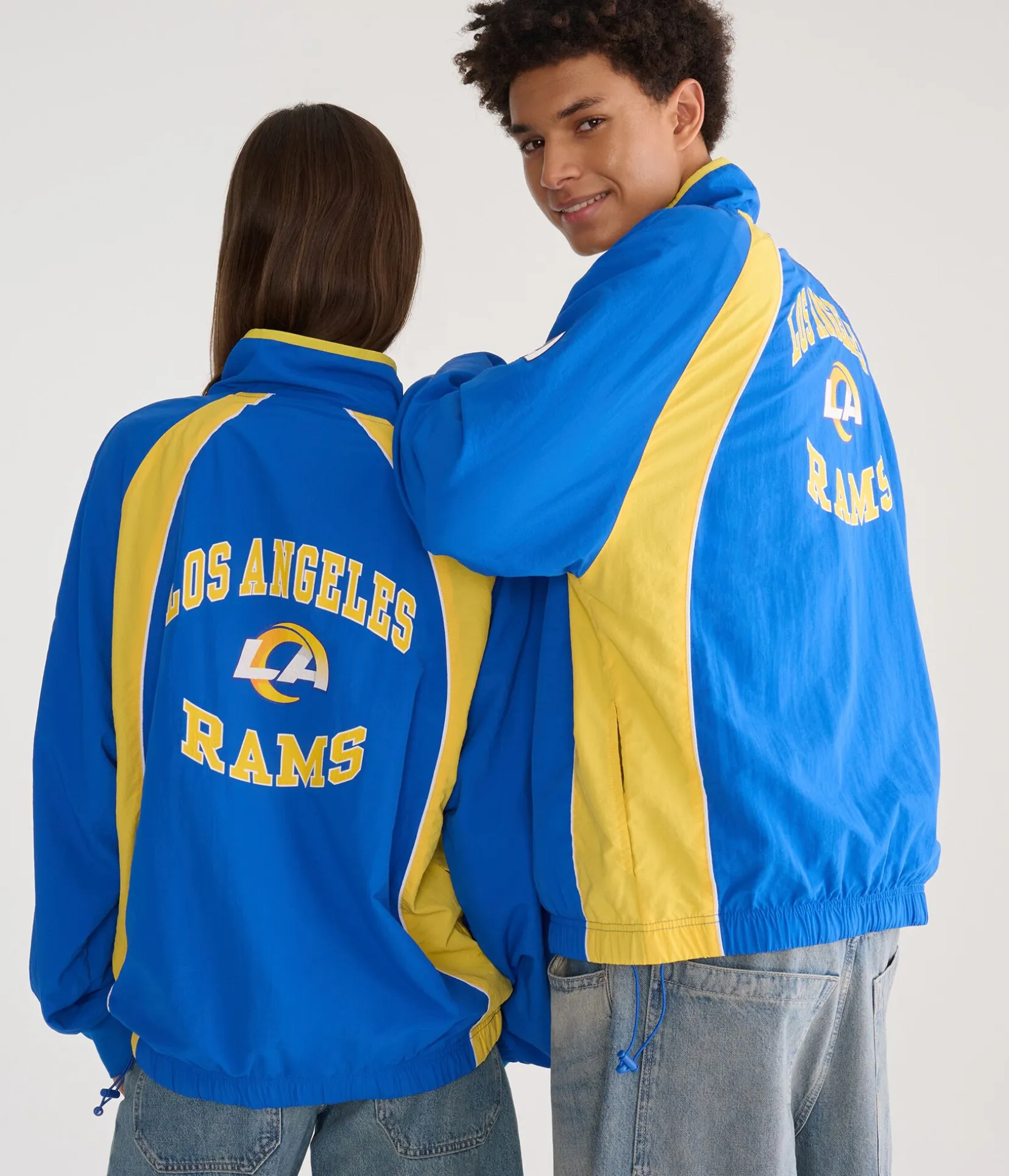 Los Angeles Rams Quarter-Zip Track Jacket