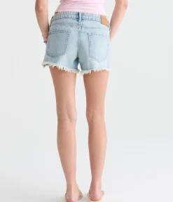 Low-Rise Baggy Denim Shorts 4