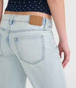 Low-Rise Baggy Flare Jean