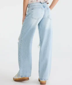 Low-Rise Baggy Wide Leg Jean