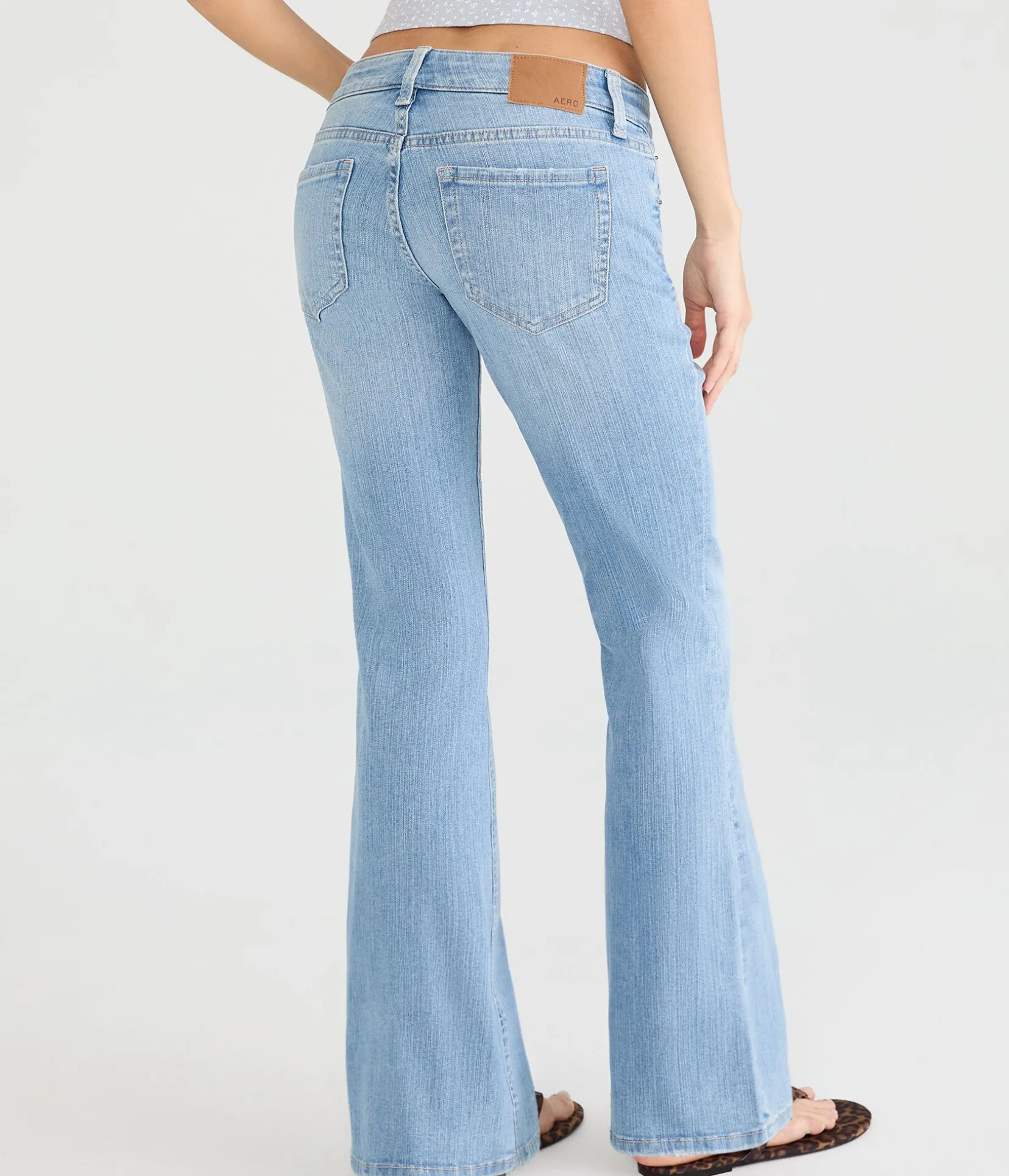 Low-Rise Flare Jean