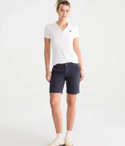 Low-Rise Uniform Bermuda Shorts