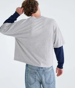 Marvel | Aéropostale Long Sleeve Spider-Man Comic Boxy 2Fer Tee
