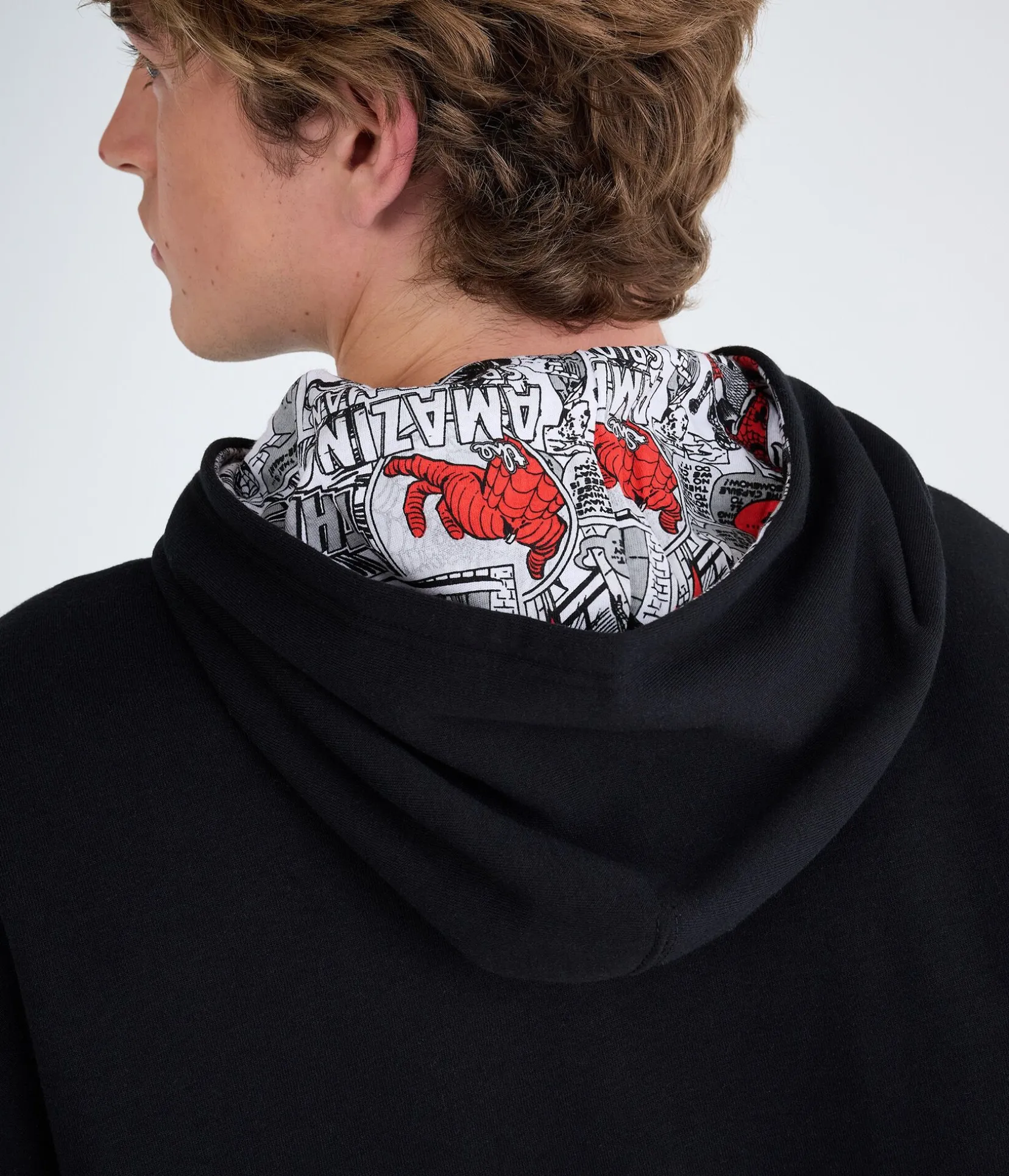 Marvel | Aéropostale Spider-Man Silhouette Boxy Pullover Hoodie