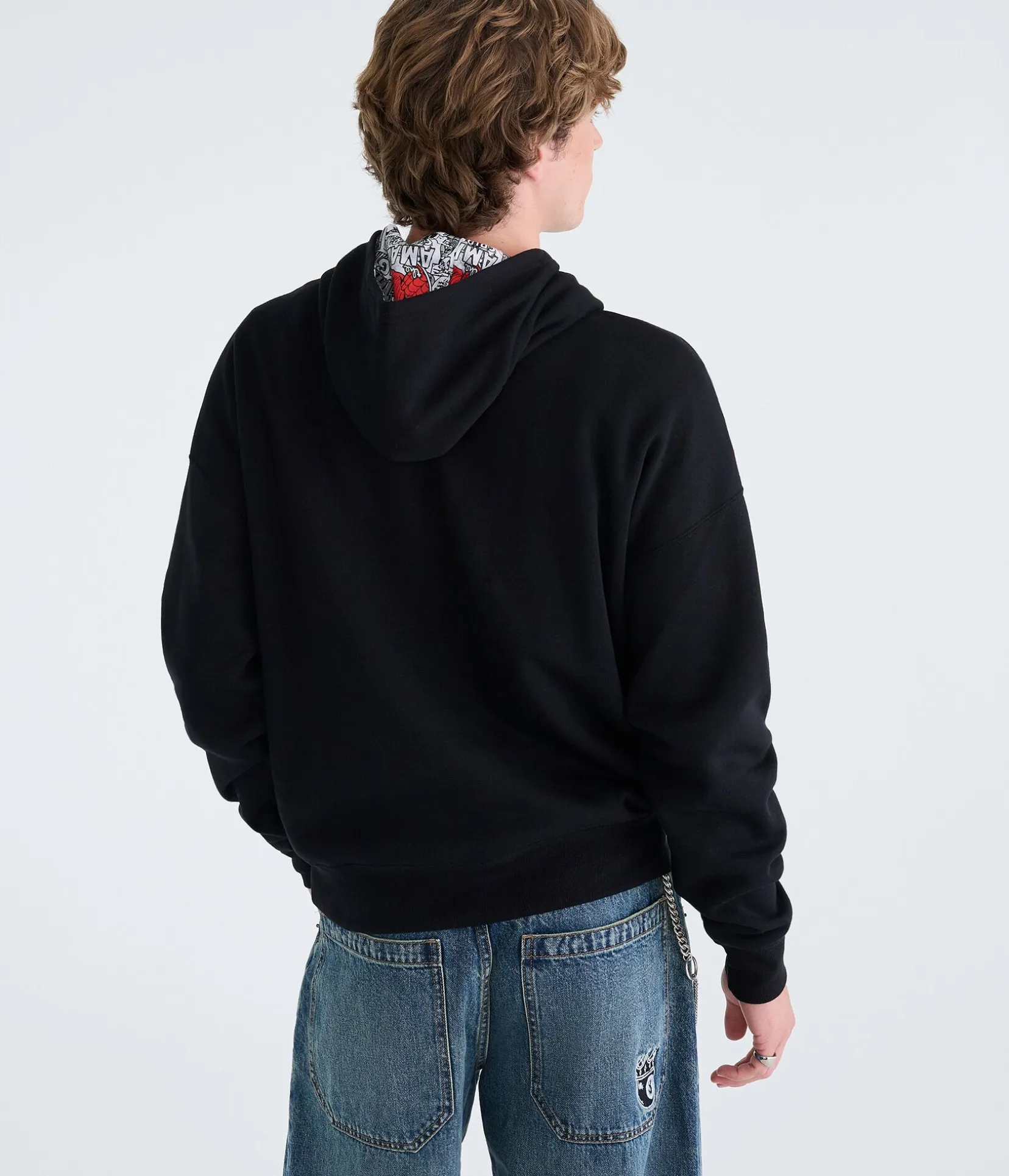 Marvel | Aéropostale Spider-Man Silhouette Boxy Pullover Hoodie