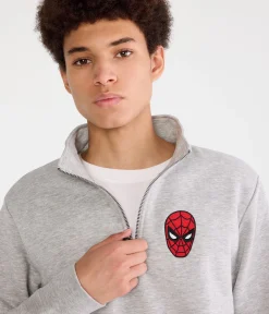 Marvel | Aéropostale Spider-Man Fleece Quarter-Zip Sweatshirt