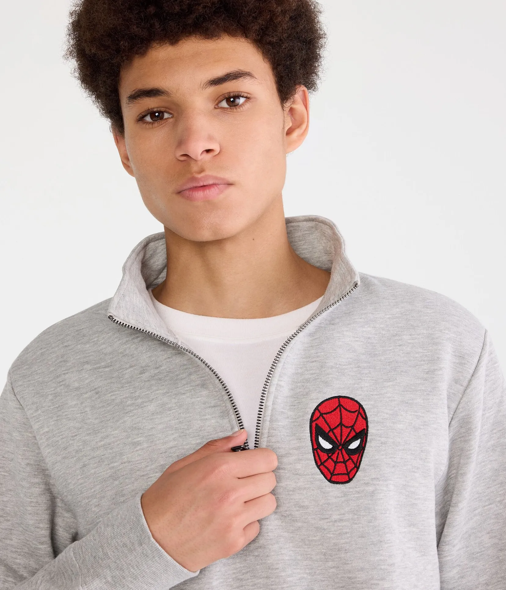 Marvel | Aéropostale Spider-Man Fleece Quarter-Zip Sweatshirt