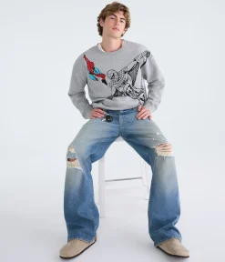 Marvel | Aéropostale Spider-Man Web Slinger Crew Sweatshirt