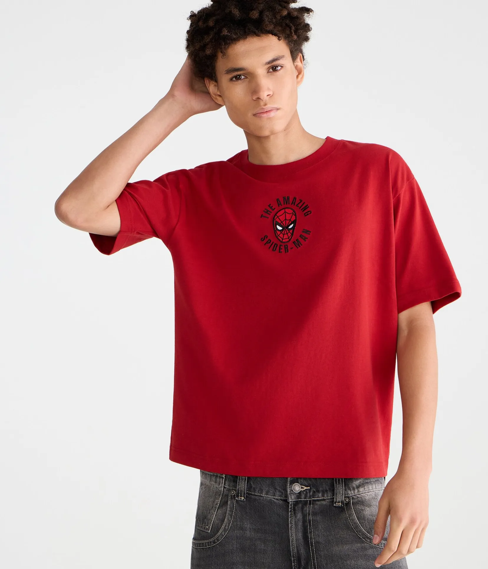 Marvel | Aéropostale The Amazing Spider-Man Comic Boxy Graphic Tee