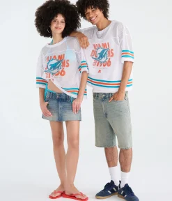 Miami Dolphins Boxy Mesh Top