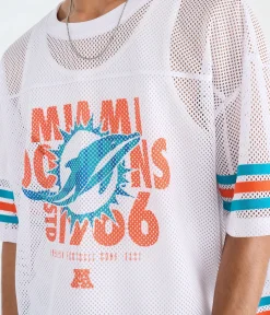 Miami Dolphins Boxy Mesh Top