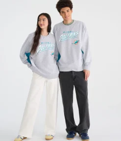 Miami Dolphins Colorblock Crew Sweatshirt