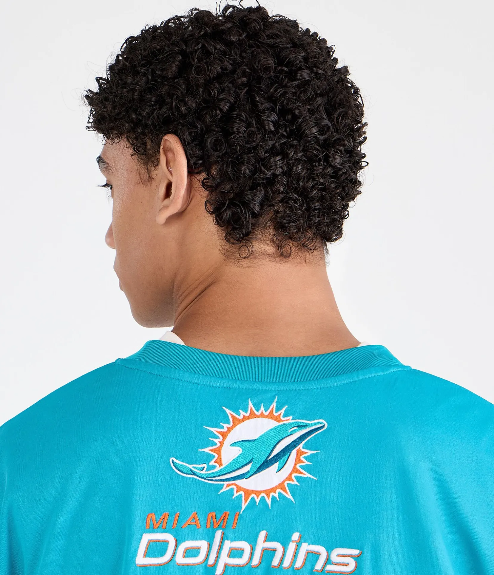 Miami Dolphins Colorblock Mesh Top