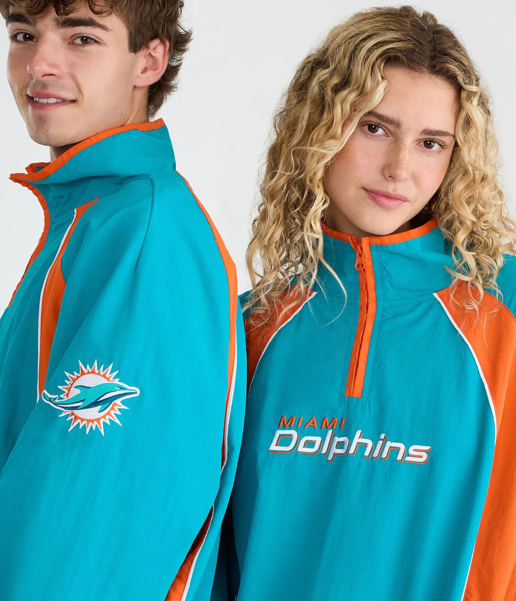 Miami Dolphins Quarter-Zip Track Jacket