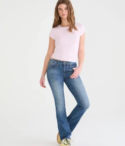 Mid-Rise Bootcut Jean