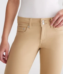 Mid-Rise Flare Uniform Pants