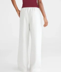 Mid-Rise Wide Leg Sweatpants