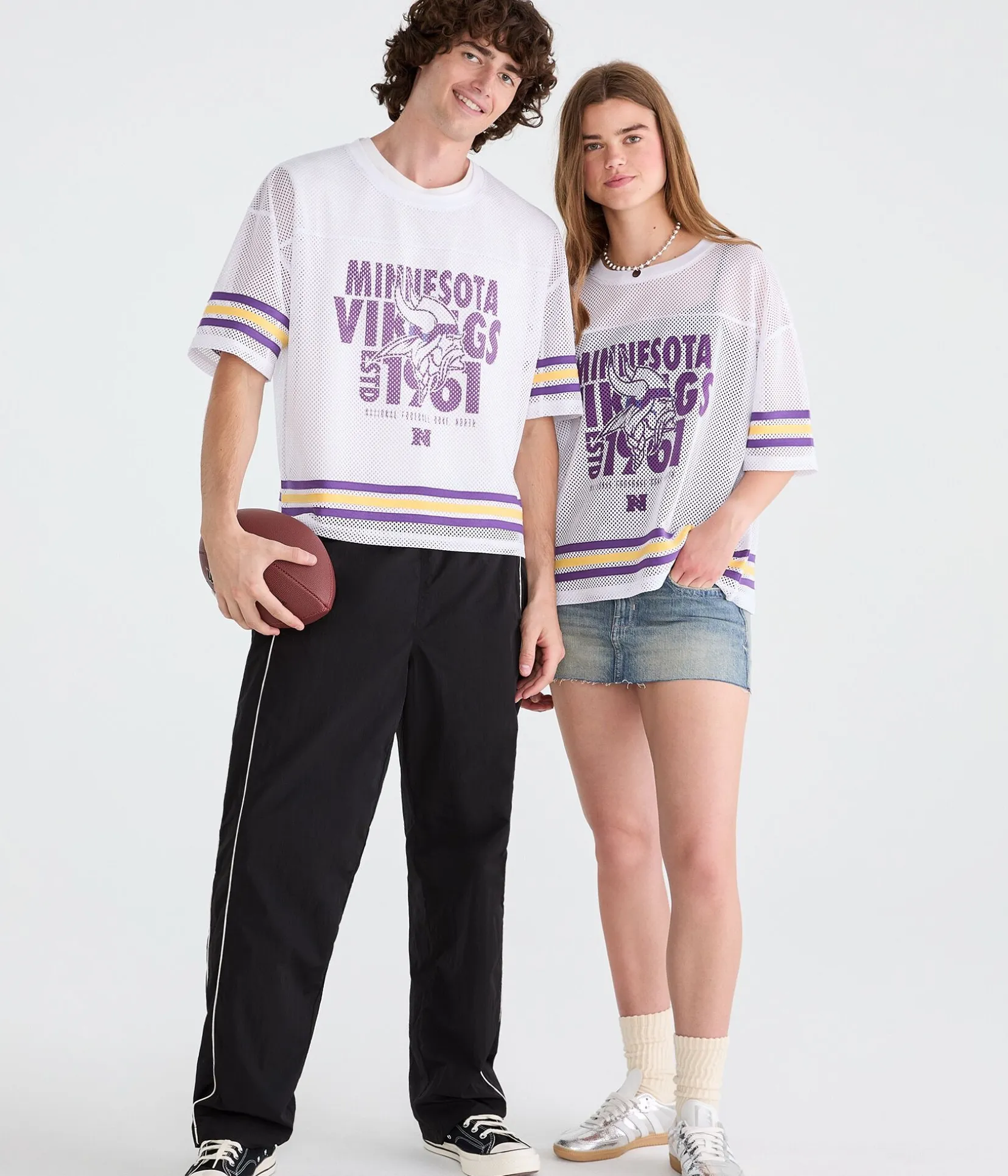 Minnesota Vikings Boxy Mesh Top