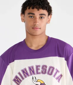 Minnesota Vikings Colorblock Mesh Top