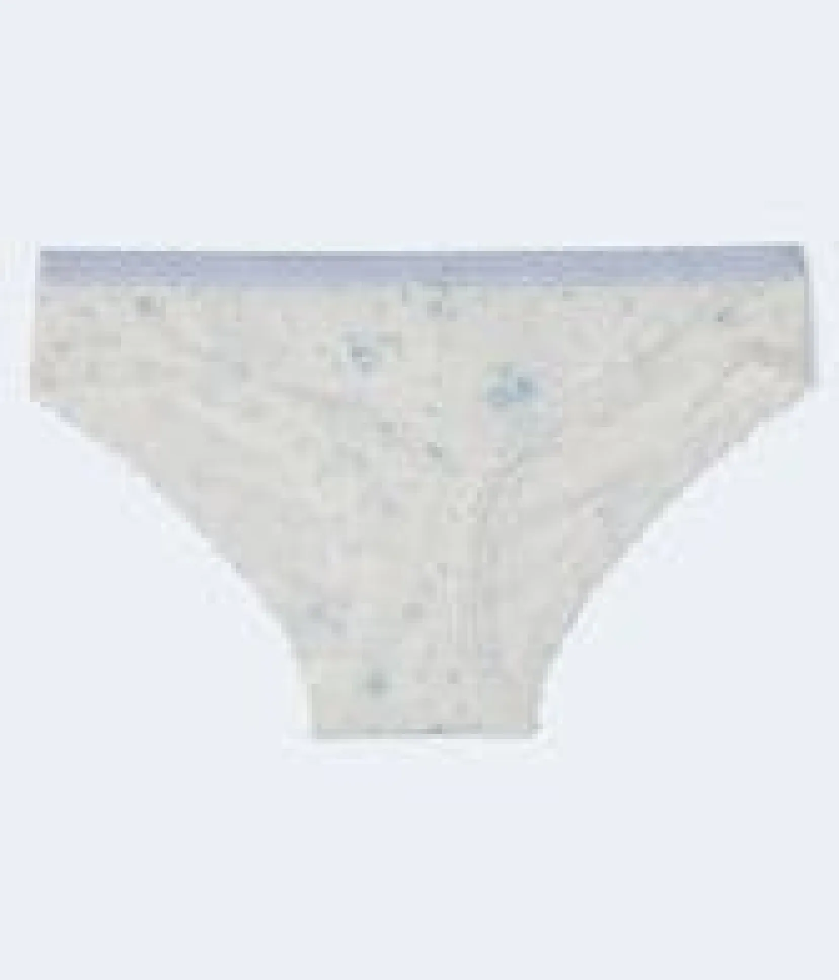 Mixed Print Lace-Trim Cheeky