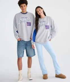 New York Giants Colorblock Crew Sweatshirt