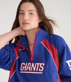 New York Giants Quarter-Zip Track Jacket