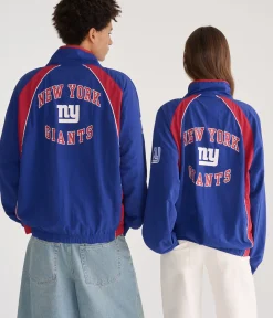 New York Giants Quarter-Zip Track Jacket