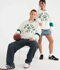 New York Jets V-Neck Sweatshirt