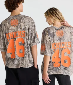 New York Knicks Forest Camo Mesh Top