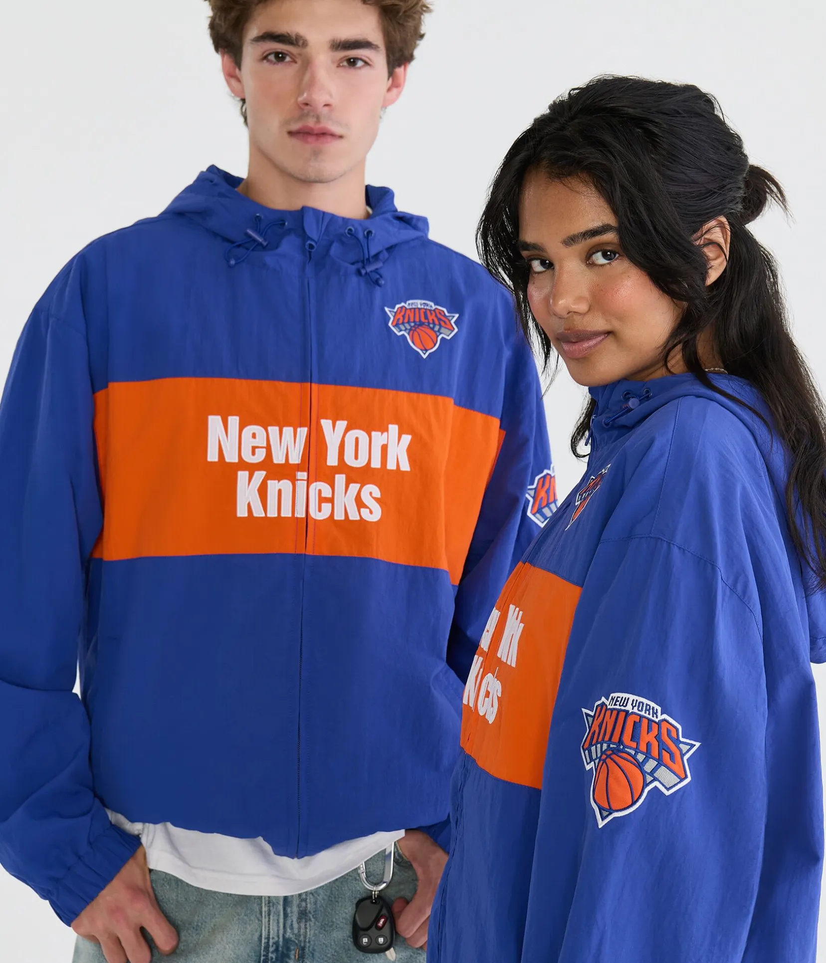 New York Knicks Hooded Track Jacket