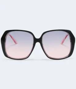 Ombré Oversized Square Sunglasses