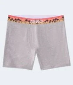 Palm Tree Waistband 6" Boxer Brief
