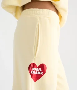 Paul Frank I Heart Julius High-Rise Wide Leg Sweatpants