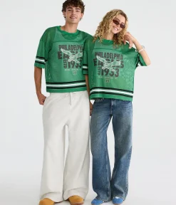 Philadelphia Eagles Boxy Mesh Top
