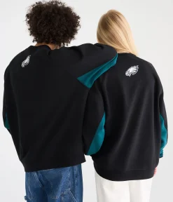 Philadelphia Eagles Colorblock Crew Sweatshirt