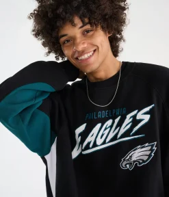 Philadelphia Eagles Colorblock Crew Sweatshirt