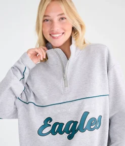 Philadelphia Eagles Quarter-Zip Sweatshirt