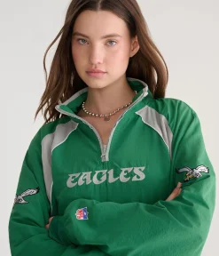 Philadelphia Eagles Quarter-Zip Track Jacket