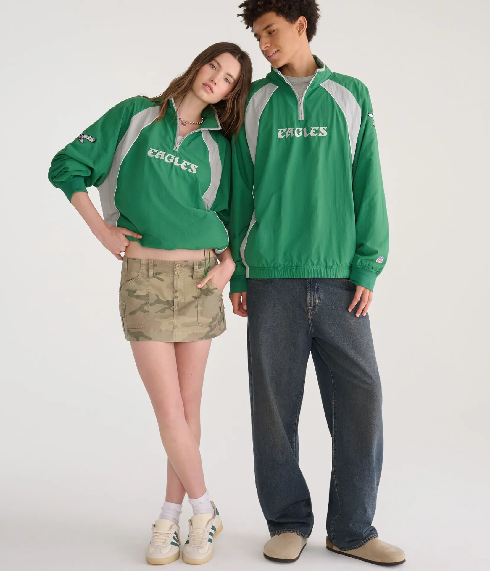 Philadelphia Eagles Quarter-Zip Track Jacket