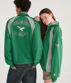 Philadelphia Eagles Quarter-Zip Track Jacket