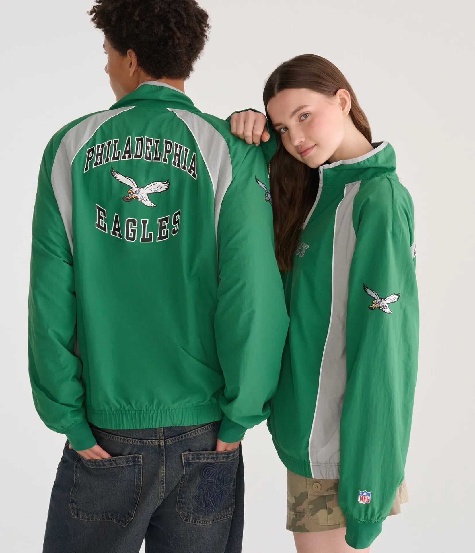 Philadelphia Eagles Quarter-Zip Track Jacket
