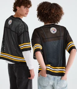 Pittsburgh Steelers Boxy Mesh Top