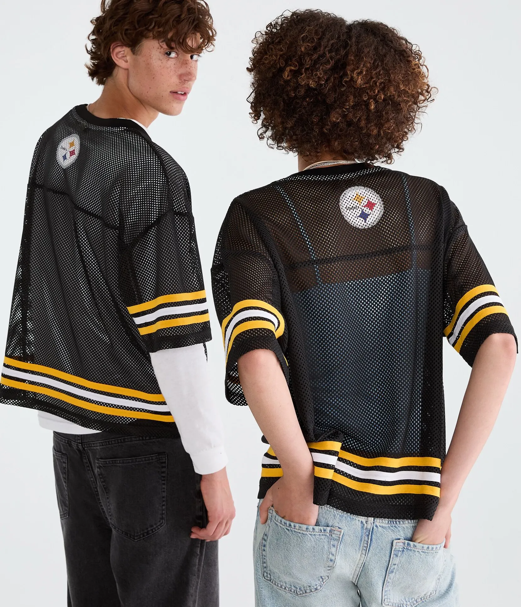 Pittsburgh Steelers Boxy Mesh Top