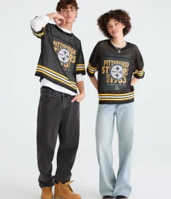Pittsburgh Steelers Boxy Mesh Top