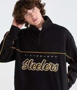 Pittsburgh Steelers Quarter-Zip Sweatshirt